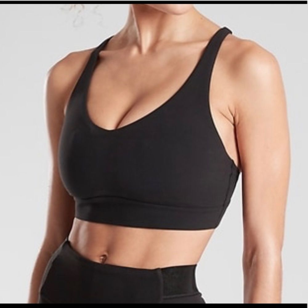 NWT Athleta D-DD Solace Bra Extra Small. Black